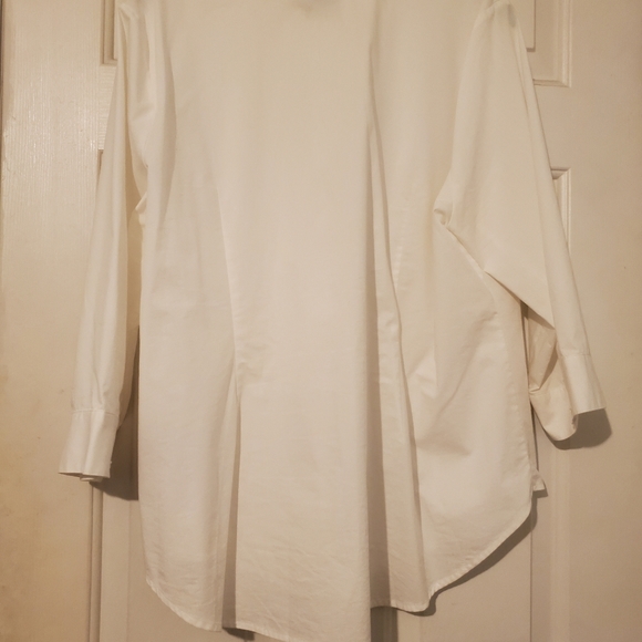 Liz Claiborne White Button Down Sz 1X - Picture 3 of 3